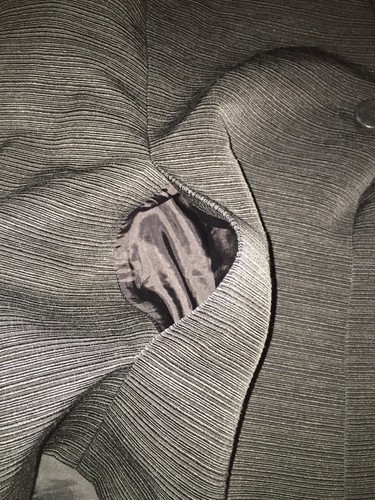 LN Eileen Fisher Chaqueta Negra Texturizada Bolsillos Blazer Topper Mediana M 1 Botón - Imagen 6 de 7