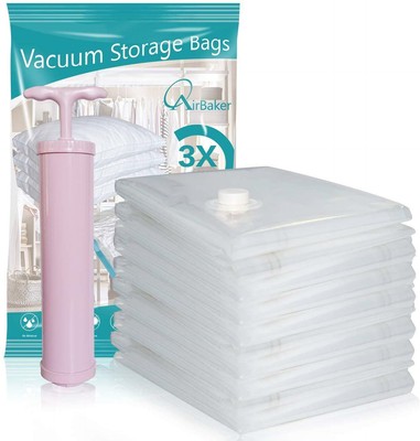 Vacuum Storage Bags for Clothes Foldable Storage Bag ...