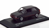 Volkswagen VW Golf 2 GTI 1985 Schwarz 1:43 Metall Minichamps 943054123