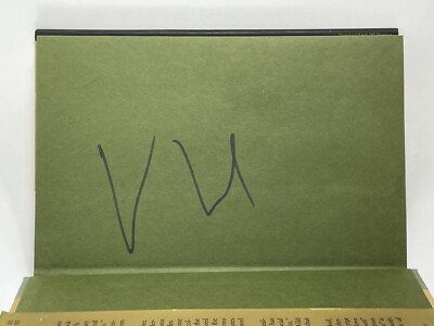 Lou Reed of the Velvet Underground Signed Poetry Lyrics Book JSA