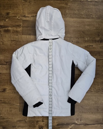 Pulse Ski Jacket Youth M (10/12) White Insulated Hooded Puffer Snow Winter Coat - Picture 5 of 19