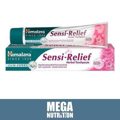 Himalaya Sensi-Relief Kräuterzahnpasta 75ml | Sanfte Pflege für empfindliches Zahnfleisch