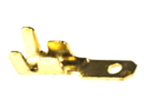 ELC 10PZ FASTON MASCHIO OTTONE PASSO 2,86MM
