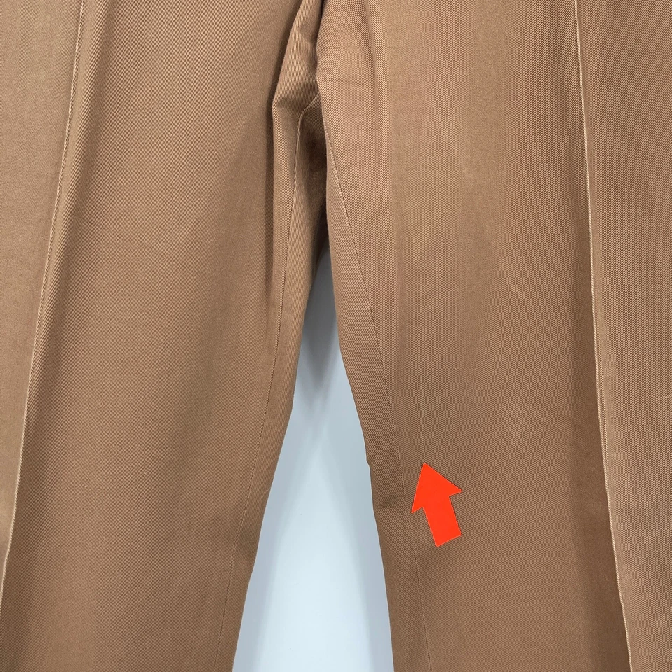 Elevenses Western Pants Brown Faux Leather Cutout Cotton Spandex Womens 10 - Image 2 of 4