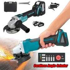 125mm Electric Cordless Brushless Angle Grinder For Makita 18V Battery 9000RPM