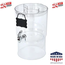 2.0 Gallon Party Top Beverage Dispenser, Clear