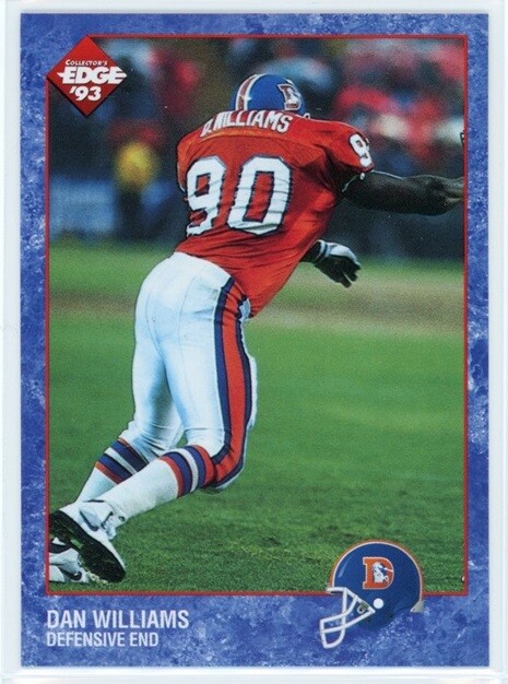 Dan Williams 1993 Collector's Edge #263 Rookie Denver Broncos