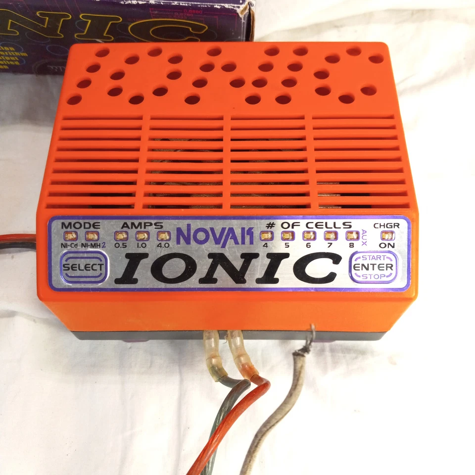 Novak IONIC DC Dual Mode Ni-Cd & Ni-MH Battery Charger Vintage 4476 Parts As Is - Image 4 of 4