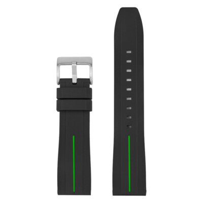 Premium Silicone Rubber Waterproof Watch Band Straps mens 20 22mm Quick Release 