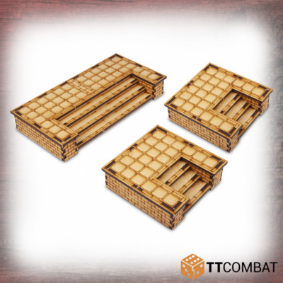 SOV152 TTCombat - Streets of Venice - Small Street Stairs - (Carnevale)