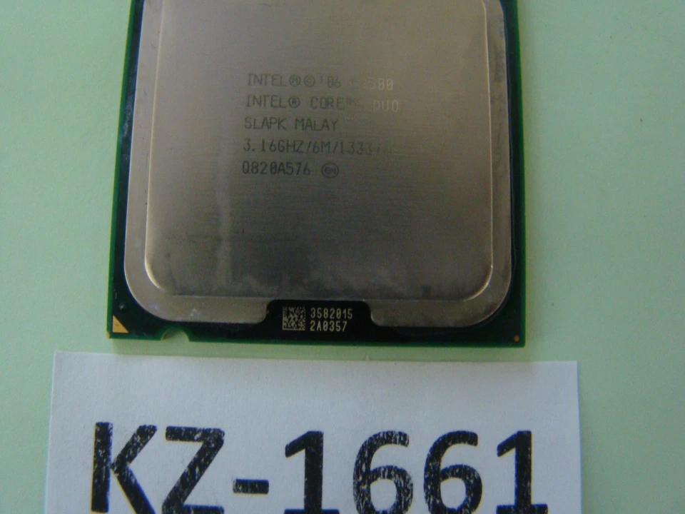 Intel Core2Duo E8500 3.16/6M/1333 FSB 1333 Slapk Socket 775 Core 2 Duo #KZ-1661 - Image 4 of 4