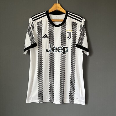 Vlahovic Juventus Jersey 2022-23 Home Mens Soccer Shirt Large