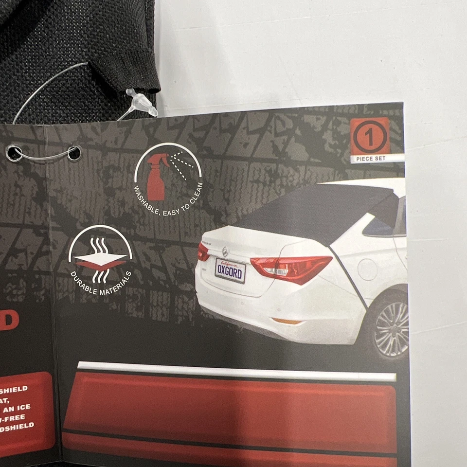 OxGord Rear Windshield Window Snow Cover Universal Fits SUVS VANS & TRUCKS 65x42 - Image 4 of 4