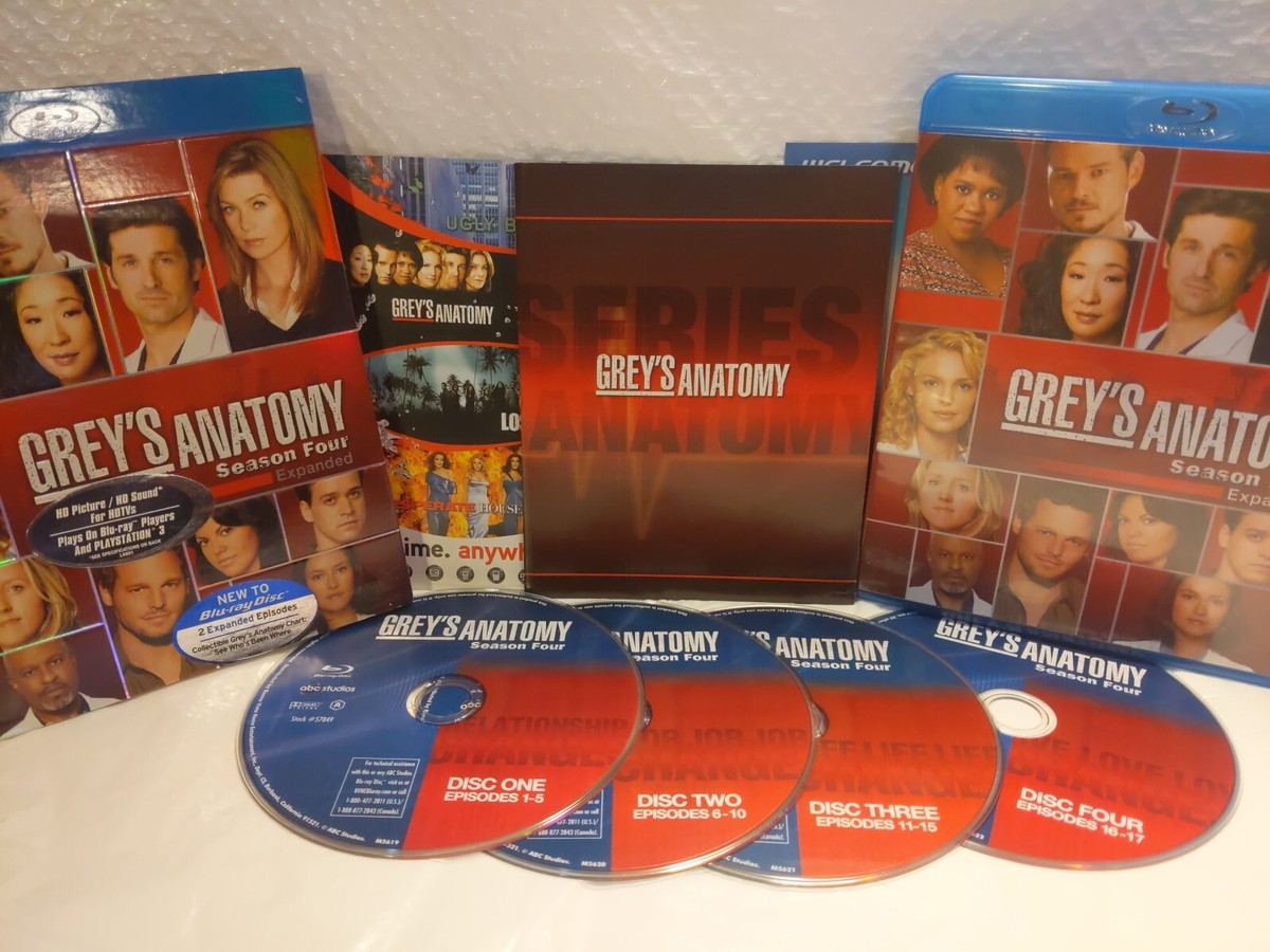 Anatomy Complete Fourth Season (Blu-ray Disc, 2008, 5-Disc Set