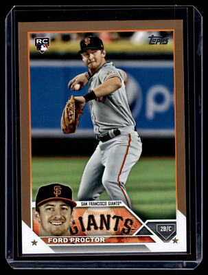 Ford Proctor 2023 Topps Series 2 Baseball Gold Rookie Card /2023 #472