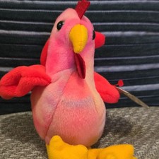 Ty Beanie Babies Strut Rooster Plush 1996