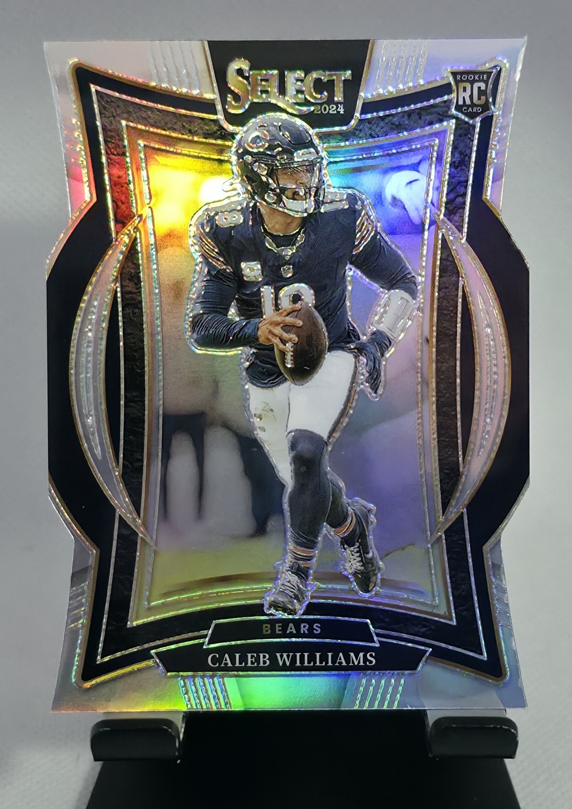 2024 Panini Select Caleb Williams Concourse Silver Prizm Die-Cut #25 (RC) Bears
