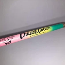 1987 Chuck E Cheese Pencil Vintage Unused Rainbow Colors Showbiz Pizza Prize