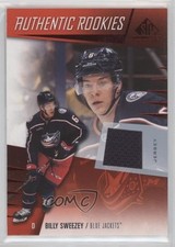 2023-24 Upper Deck SP Game Used Authentic Rookies Jersey Billy Sweezey #202 tp3