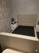 DREAMS DOUBLE OTTOMAN TV BED INCLUDING LG TV