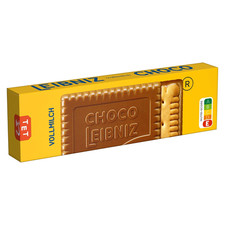 LEIBNIZ Choco Vollmilch, 125 G, Knusprige Butterkekse Eingebettet in Zarte Milch