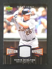 2006 Upper Deck Chris Shelton OVATION APPAREL Game Worn #OA-CS