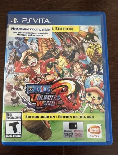 One Piece Unlimited World R Red Day One Edition Sony PlayStation PS Vita Tested