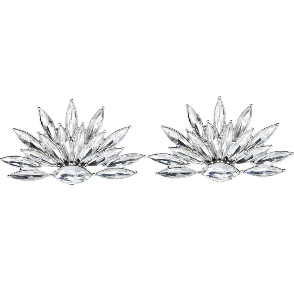  2 pezzi Decor strass Beautiful Decor strass per scarpe da sposa donna - Immagine 4 di 4