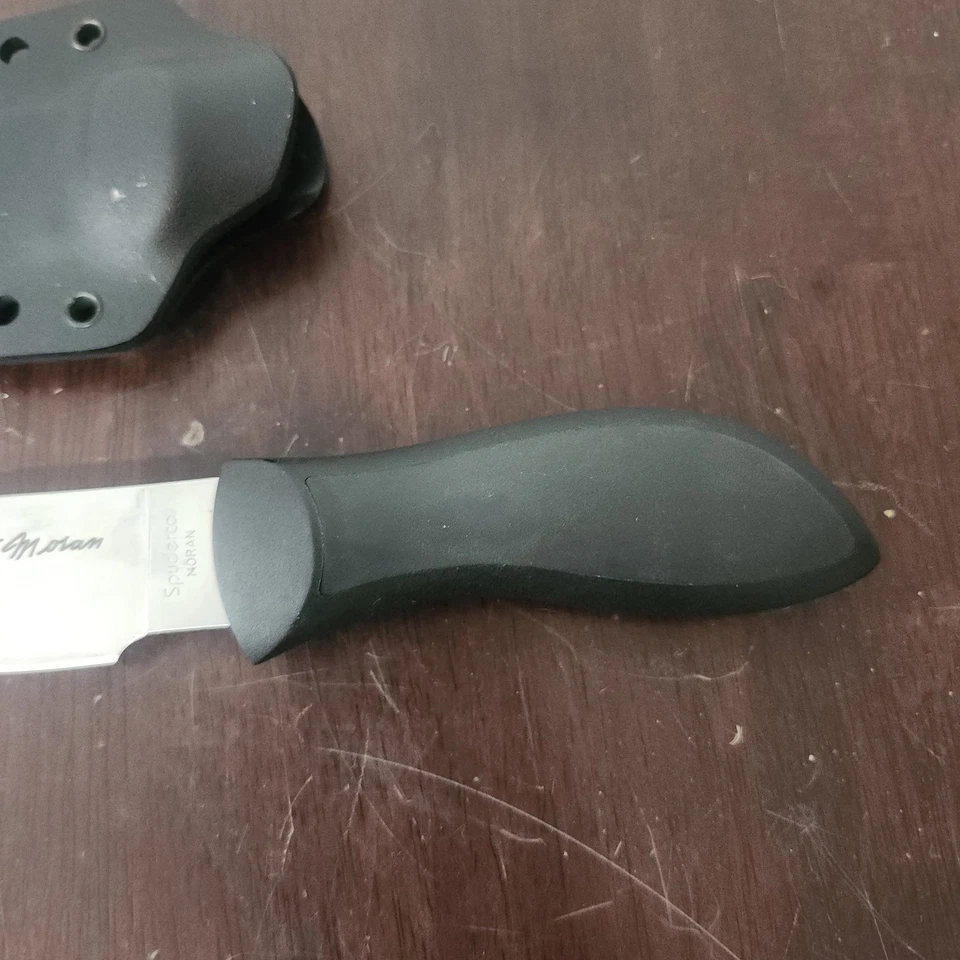 Spyderco Bill Moran Upswept FB01P Fixed Blade Knife 3.875" VG-10 Blade w/Sheath - Image 3 of 4