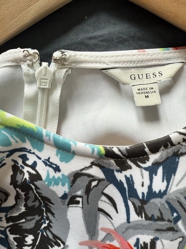 GUESS Floral Bodycon Dress – Size M - Picture 2 of 3