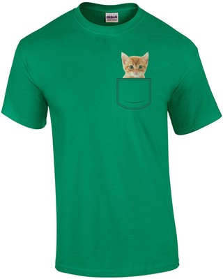 Cat In Pocket - Pocket Pet T-shirt