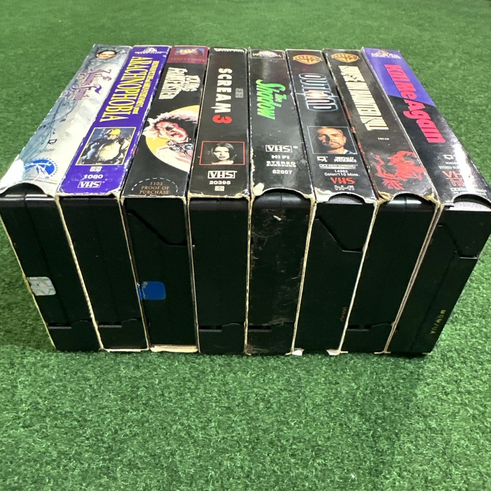 Lot Of 8 Horror VHS - Scream 3, Frankenstein House On Haunted Hill Rare Slasher Foto 4 de 4