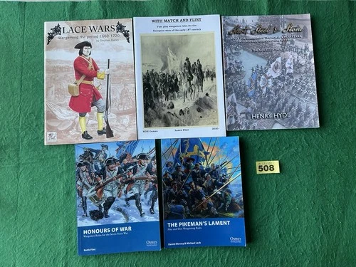 Wargaming Books For The ECW through To 18th Century, Price Includes UK P&P