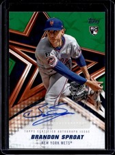 2026 Topps Brandon Sproat Baseball Stars Auto RC Green Rookie #/99 Mets