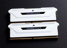CORSAIR VENGEANCE PRO RGB SL 32GB 3200MHz 2x16GB DDR4 3200 PC GAMING DRAM WHITE
