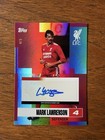 Mark Lawrenson Auto 4/5 Liverpool Topps Team Set 2024-25