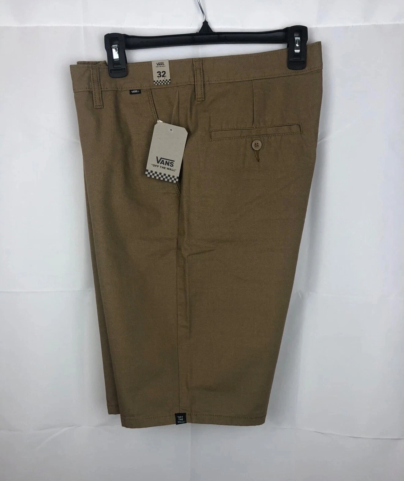 Vans Off the Wall Orderly Shorts Skating Flat Front Chino Pockets Summer Men 32