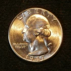 1947 -D WASHINGTON QUARTER BU
