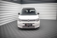 Maxton Design Frontlippe V.2 Passend FüR Vw Caddy Mk5 Schwarz Hochglanz