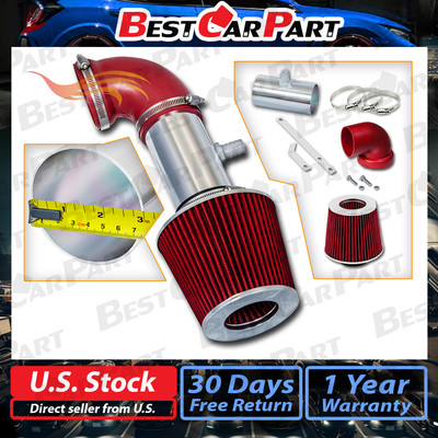 BCP RED 05-06 Stratus/Sebring 2.7 V6 Short Ram Air Intake Induction Kit + Filter
