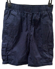 Place Boys Lot of 2 Pairs of Pull On Cargo Shorts Size 14 Dark Blue Dark Gray