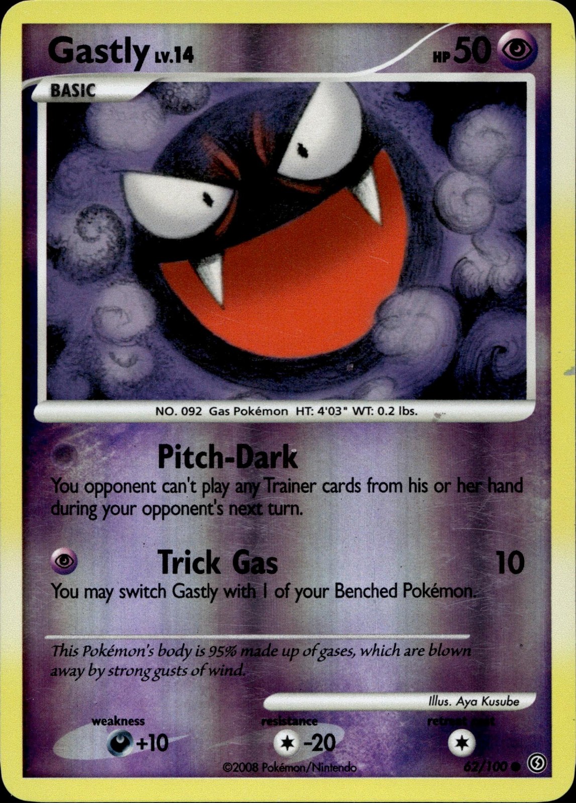 Gastly 62/100 Common Stormfront Reverse Holo Multi Item Discount LP