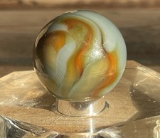 Vintage Christensen Agate Swirl Shooter Marble Mother Earth