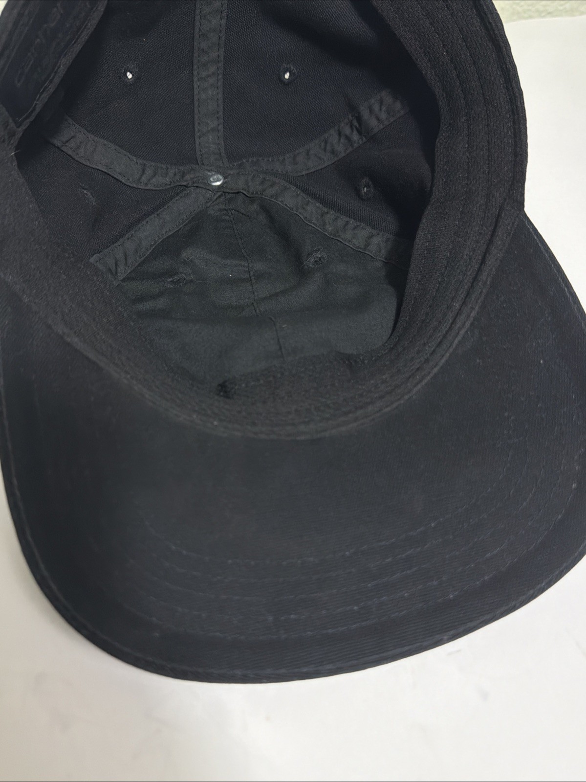 Carhartt Strapback Hat Black Hook Loop Adjustable… - image 16