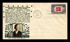 US COVER DENMARK OVERRUN COUNTRIES FDC SCOTT 920 CROSBY PHOTO CACHET