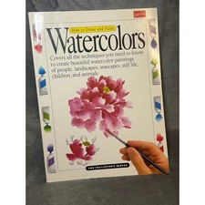 How to Draw Paint Watercolors Walter Foster 1991 Vintage Art Instruction Book