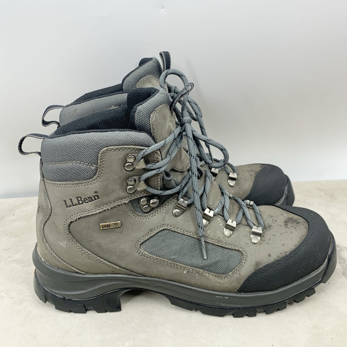 LL Bean Boots Men Size 10.5 Shoes Mid Hiking Gore Tex Vibram  display picture 2