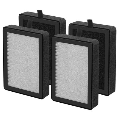 Isingo 4 Pack Lv-H128 Replacement Filter Compatible Levoit Lv-H128 / Puurvsas