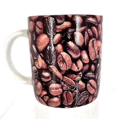 New 2007 Starbucks Espresso Bean Mini Mug Shot Glass Small Coffee Cup 2.9 oz