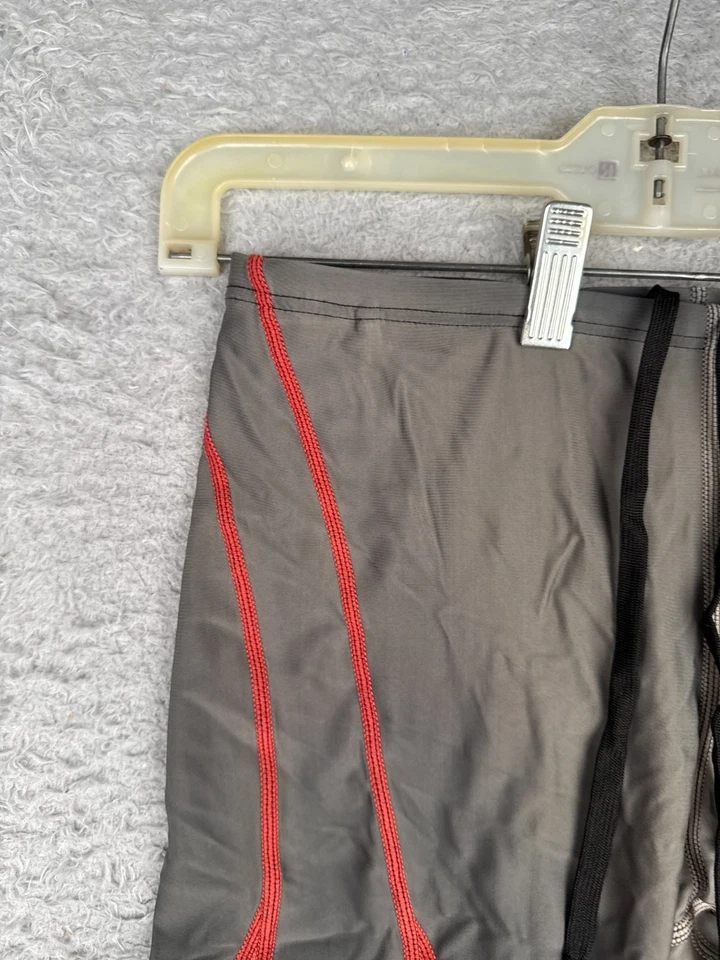 Шорты TYR для взрослых 32 серые оранжевые джеммер смесь полиэстера компрессионные из спандекса - Изображение 4 из 4